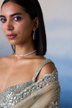 Load image into Gallery viewer, GOLD NET SAREE
