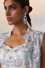 Load image into Gallery viewer, White Organza Jacket SET

