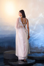 Load image into Gallery viewer, PINK ORGANZA SAREE
