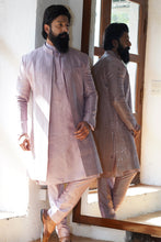 Load image into Gallery viewer, Mauve jacket style sherwani set
