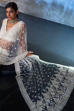 Load image into Gallery viewer, IVORY NET SAREE

