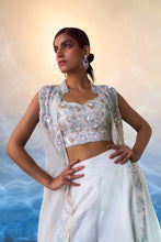 Load image into Gallery viewer, White Organza Jacket SET
