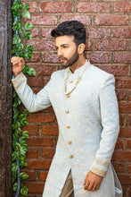 Load image into Gallery viewer, Powder Blue sherwani set
