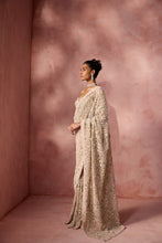 Load image into Gallery viewer, BLUSH PINK NET SAREE SET
