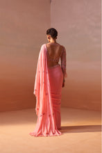 Load image into Gallery viewer, PINK DRAPED SAREE
