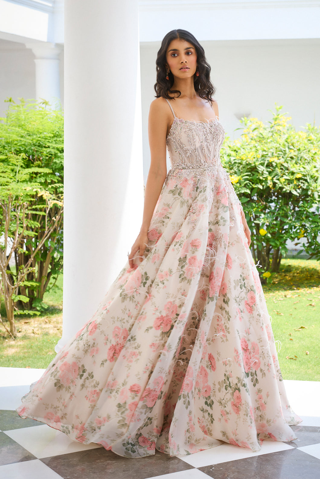 Chloe Printed Gown