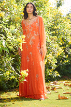 Load image into Gallery viewer, Russet Rose Chiffon Kalidar Set
