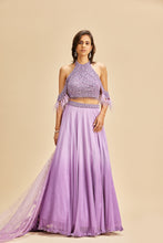 Load image into Gallery viewer, LILAC  MUKAISH LEHENGA
