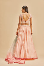 Load image into Gallery viewer, BLUSH PINK GATHERED LEHENGA SET
