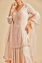 Load image into Gallery viewer, BABY PINK SHARARA SET
