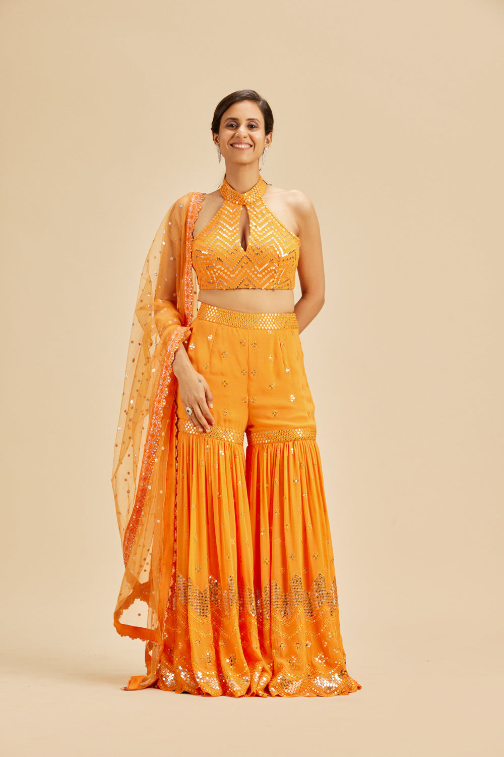 ORANGE GARARA SET