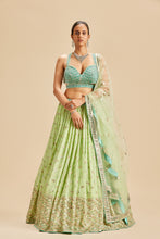 Load image into Gallery viewer, MINT GREEN LEHENGA SET
