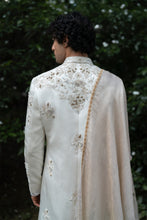 Load image into Gallery viewer, Wisteria White Sherwani Set
