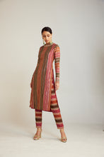 Load image into Gallery viewer, Olive Green Straight Kurta Pant Set
