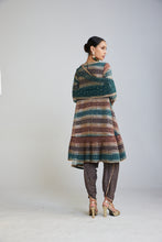 Load image into Gallery viewer, Mud Green A Line Dhoti Kurta Set
