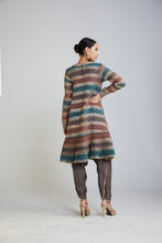 Load image into Gallery viewer, Mud Green A Line Dhoti Kurta Set

