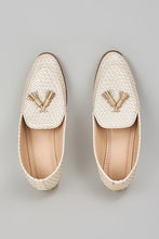 Load image into Gallery viewer, Off White Herringbone Shoes
