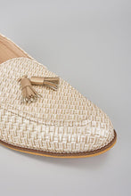 Load image into Gallery viewer, Off White Herringbone Shoes
