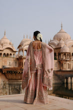 Load image into Gallery viewer, Tasnim - Pink Kurta Set with Sharara &amp; Dupatta
