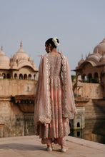Load image into Gallery viewer, Mahrosh - Pink Kalidaar Anarkali Set with Palazzo &amp; Dupatta
