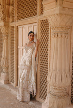 Load image into Gallery viewer, Shabnam - Daisy Ivory Kurta Set with Sharara &amp; Dupatta
