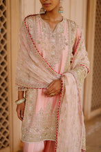Load image into Gallery viewer, Elaya - Pink Short Kurta Set with Matching Salwar &amp; Dupatta
