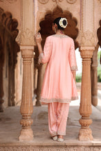 Load image into Gallery viewer, Maham - Pink Anarkali Set with Salwar &amp; Dupatta
