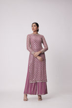 Load image into Gallery viewer, MUD  MAUVE STRAIGHT KURTA SET
