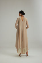 Load image into Gallery viewer, Light Beige pearl Kurta With Stole Set
