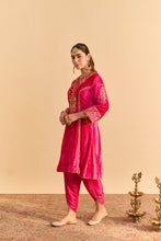 Load image into Gallery viewer, Ziara - Hotpink Kurta with Dhoti
