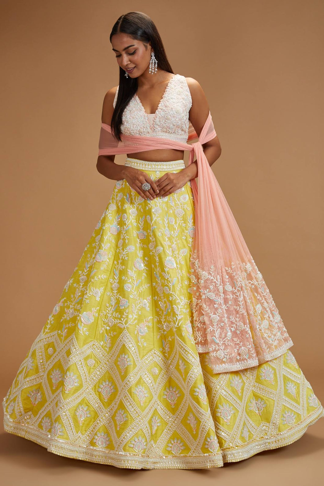 Dahlia lehenga set