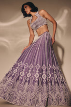Load image into Gallery viewer, PURPLE LEHENGA SET
