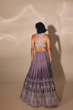 Load image into Gallery viewer, PURPLE LEHENGA SET
