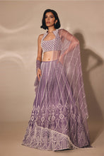 Load image into Gallery viewer, PURPLE LEHENGA SET
