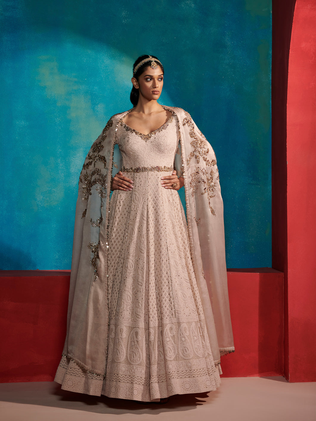 Pearl Dazzle Kalidar Kurta Set