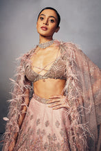 Load image into Gallery viewer, Joslyn Shimmer Tulle Bridal Lehenga Set
