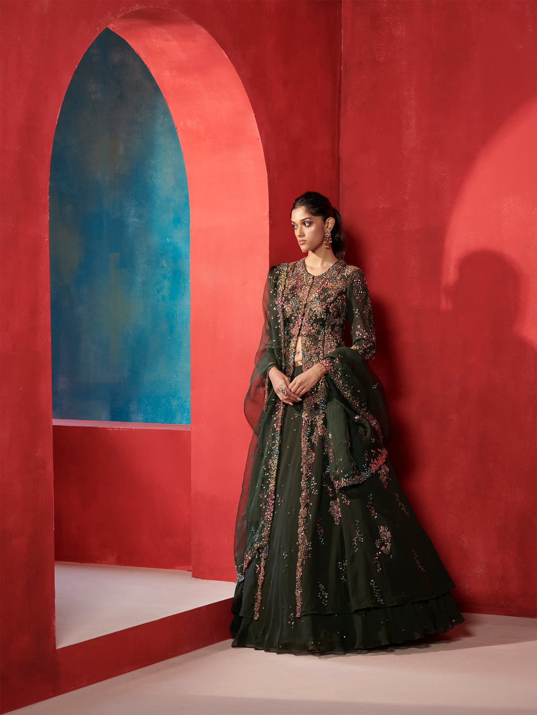 Naysa Jacket Lehenga Set