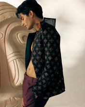 Load image into Gallery viewer, Black Rose Short Jacket set

