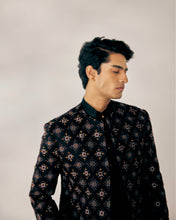Load image into Gallery viewer, Black Rose Short Jacket set
