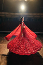 Load image into Gallery viewer, Red Leaf Lehenga
