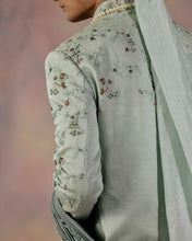 Load image into Gallery viewer, Eau de Nil Sherwani Set
