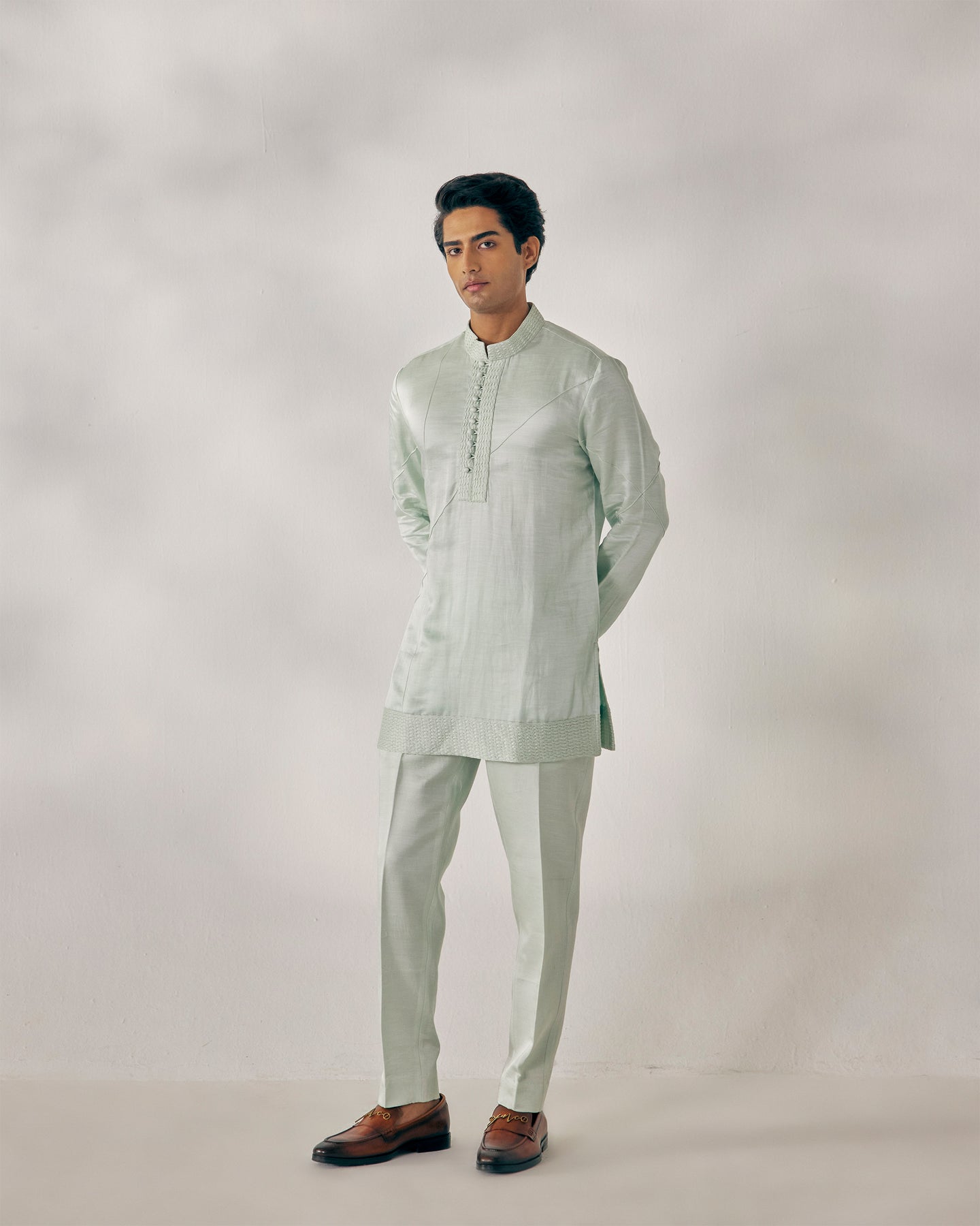 Hazy Blue kurta set