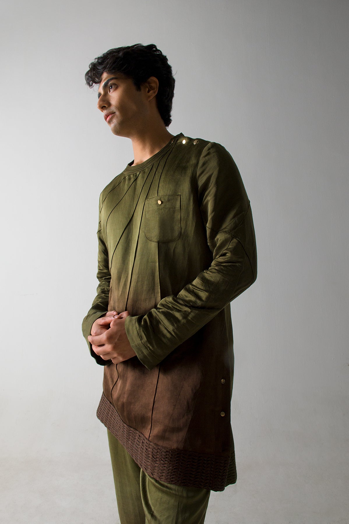 Ombre brown Kurta