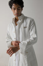 Load image into Gallery viewer, Ivory pin tuck Jacket
