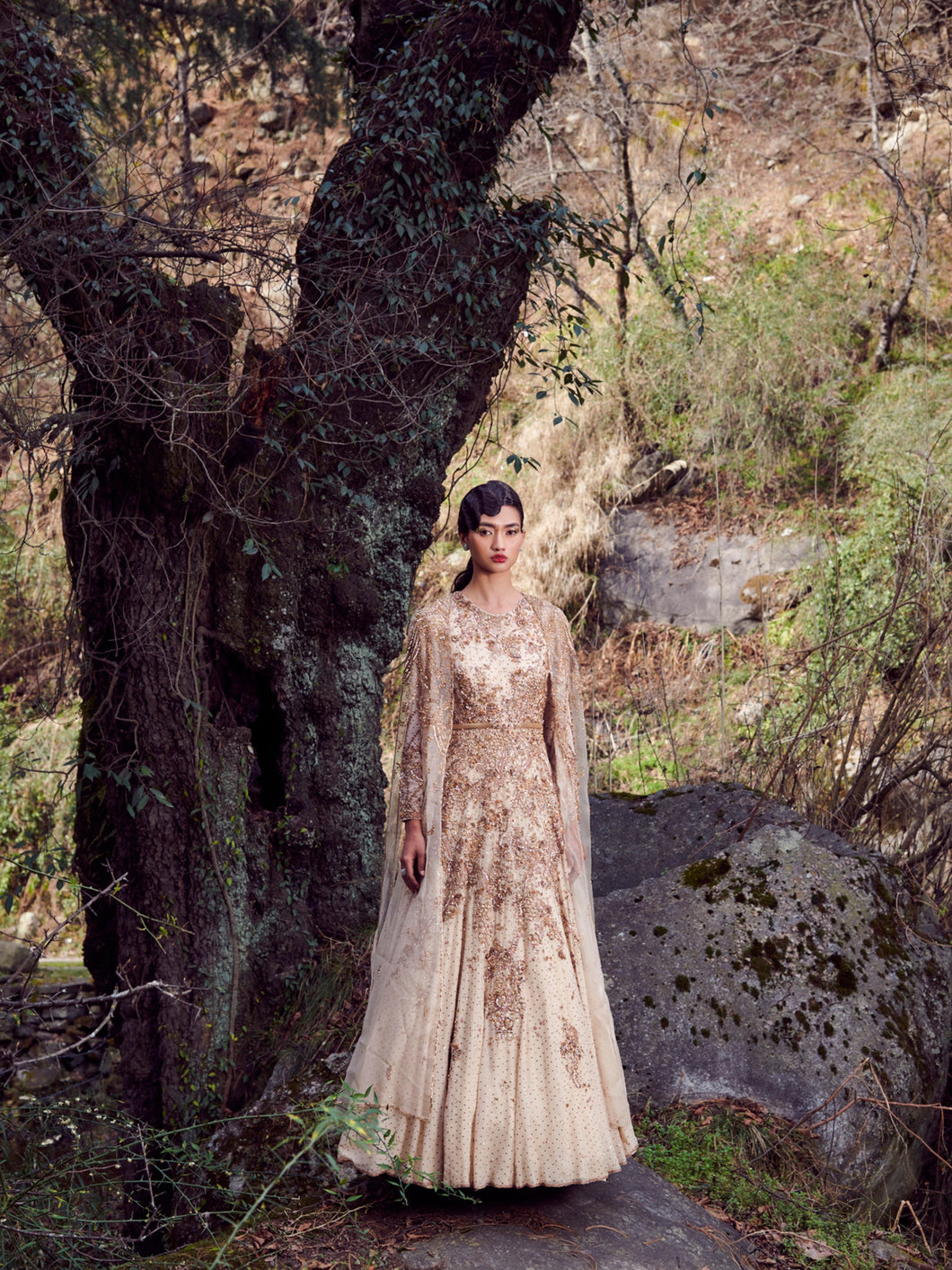 Elaine Chiffon Kamdani Kalidar