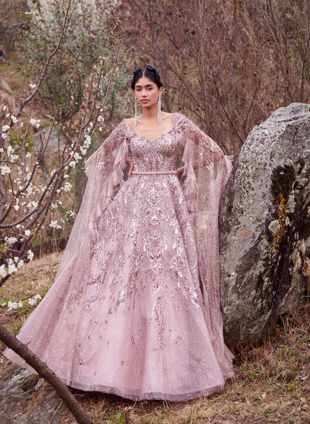 Samaria Shimmer Tulle Bridal Gown