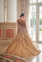 Load image into Gallery viewer, Elaine Blush Pink Shimmer Tulle Ombre Lehenga Set
