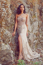 Load image into Gallery viewer, Ivory Sequins Gown
