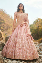 Load image into Gallery viewer, Pink Silk Lehenga Set
