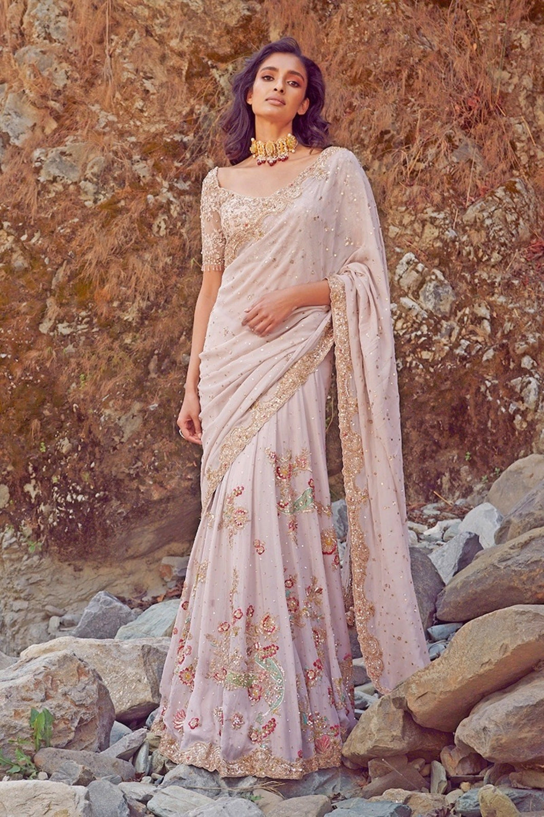 Ophelia Chiffon Lehenga Sari